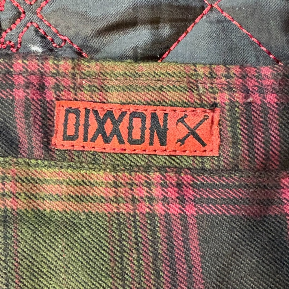 Dixxon Flannel The Payback Plaid Jacket Mens S Quilted Zip Snap Moto Grunge NWT - Picture 11 of 14
